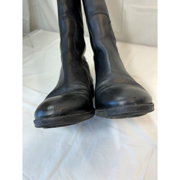 Sam Edelman Penny Tall Black Leather Riding Boots Size 8.5 M - Picture 9 of 16